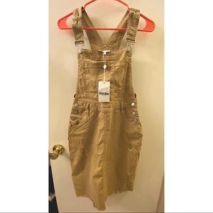 Bohme Overall Dress in Tan